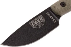 ESEE Model 3HM Cuchillo Bushcraft Modified Handle, Funda De Cuero -Cuchillería Aventura EE ESEE 3HM 03 esee knives ee esee 3hm 03