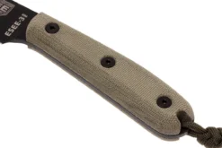 ESEE Model 3HM Cuchillo Bushcraft Modified Handle, Funda De Cuero -Cuchillería Aventura EE ESEE 3HM 04 esee knives ee esee 3hm 04