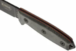 ESEE Model 3 Black Blade, Grey Handle 3P-MB-B Con Funda + Clip Y MOLLE-back -Cuchillería Aventura EE ESEE 3P MB B 04 esee knives model 3 ee esee 3p mb b d4