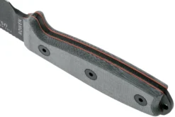 ESEE Model 3 Modified Pommel Black Blade, Grey Handle 3PM Con Funda + Clip -Cuchillería Aventura EE ESEE 3PM 03 esee knives scaled