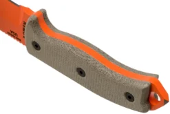 ESEE Model 5 Orange 5POG OD Green Micarta Cuchillo De Supervivencia Con Funda De Kydex + Clip Para Cinturón -Cuchillería Aventura EE ESEE 5POG 04 esee knives scaled
