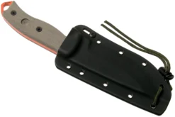 ESEE Model 5 Orange 5POG OD Green Micarta Cuchillo De Supervivencia Con Funda De Kydex + Clip Para Cinturón -Cuchillería Aventura EE ESEE 5POG 07 esee knives scaled