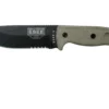 ESEE Model 5 Serrated Black Blade 5S Cuchillo De Supervivencia Con Funda Kydex + Clip De Cinturón