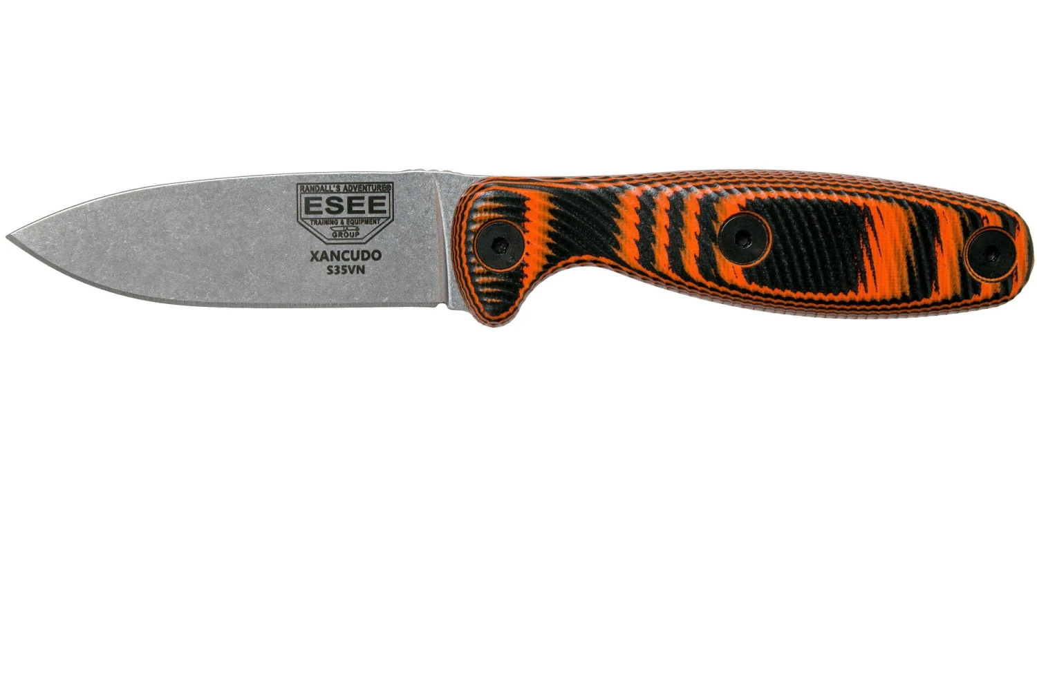ESEE Xancudo S35VN Black-Orange G10 No Agujero XAN2-006 Cuchillo Fijo 1 ESEE Xancudo S35VN Black-Orange G10 No Agujero XAN2-006 Cuchillo Fijo