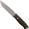 Brisa Trapper 115 Green Canvas Micarta Elmax Flat 2066, Cuchillo Bushcraft