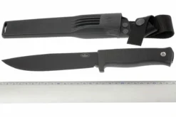 Fallkniven A1, Hoja Negra, Plástico Funda -Cuchillería Aventura FKA1BLK 06 fallkniven a1 black fka1blk d6