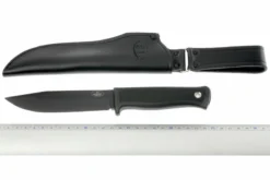 Fallkniven S1, Negro, Funda De Cuero -Cuchillería Aventura FKS1BLL 06 fallkniven s1 fks1bll d6