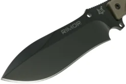 Fox Rimor Bushcraft FX-9CM07OD Black Cuchillo De Exterior -Cuchillería Aventura FOFX 9CM07OD 03 fox knives scaled