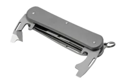 Fox Vulpis 5-Tools VP130-SF5TI, M390, Titanium Sandblasted, Navaja Suiza -Cuchillería Aventura FOFX VP130 SF5TI 03 fox scaled