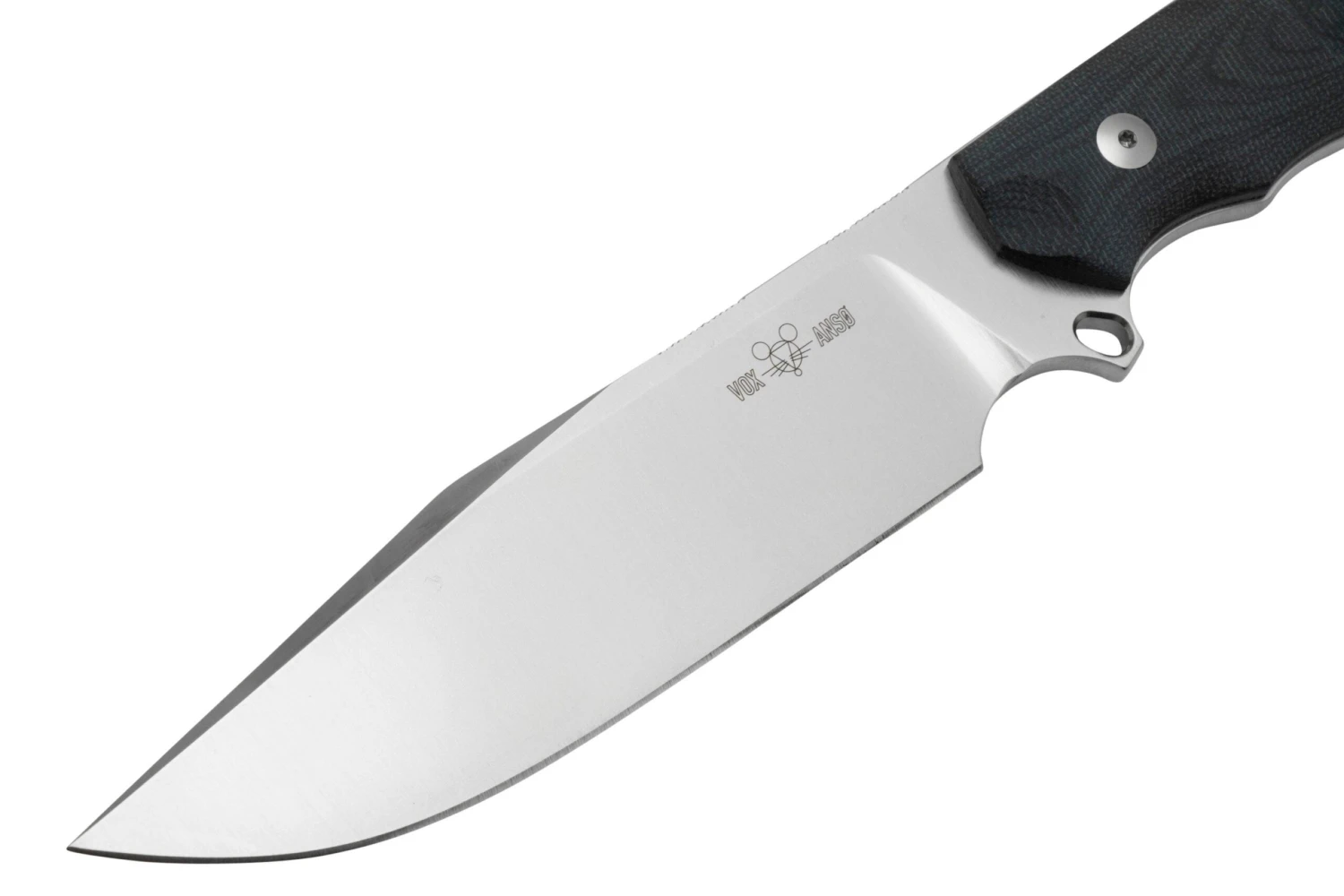 GiantMouse GMF4 Black Canvas Micarta, Cuchillo Fijo, Diseño Ansø And Voxnaes 3 GiantMouse GMF4 Black Canvas Micarta, Cuchillo Fijo, Diseño Ansø And Voxnaes - Imagen 3