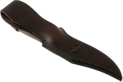 Rick Hinderer Ranch Bowie Natural Canvas Micarta, Battle Black, Cuchillo Bowie -Cuchillería Aventura HRK TRB BB NM 08 rick hinderer knives scaled