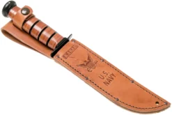 KA-BAR U.S. Navy Knife 1225 Cuchillo Fijo, Funda De Cuero -Cuchillería Aventura KA1225 07 ka bar scaled