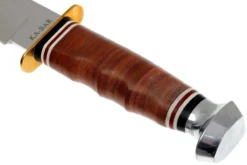 KA-BAR Bowie 1236 De Cuero Mango, Funda De Cuero -Cuchillería Aventura KA1236 03 ka bar ka1236 03