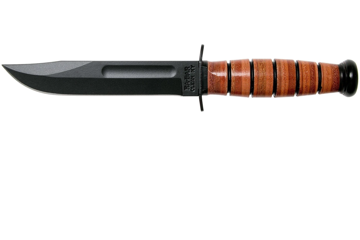 KA-BAR Short 1251, Cuchillo Fijo, Funda De Cuero 1 KA-BAR Short 1251, Cuchillo Fijo, Funda De Cuero