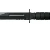 KA-BAR Short 1257 Cuchillo Fijo, Parcialmente Dentado, Funda De Cuero