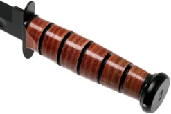 KA-BAR Single Mark 1320 Plain Edge, Cuero, Funda De Cuero -Cuchillería Aventura KA1320 04 ka bar scaled