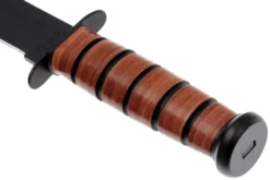 KA-BAR USMC 5017 Borde Liso, Cuero, Funda De Plástico -Cuchillería Aventura KA5017 03 ka bar scaled