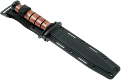 KA-BAR USMC 5017 Borde Liso, Cuero, Funda De Plástico -Cuchillería Aventura KA5017 06 ka bar scaled