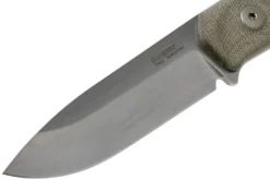 LionSteel B41 Micarta Canvas Green -Cuchillería Aventura LI B41 CVG 03 lionsteel scaled
