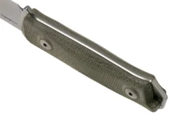 LionSteel B41 Micarta Canvas Green -Cuchillería Aventura LI B41 CVG 04 lionsteel scaled