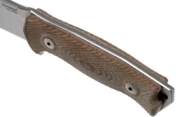 LionSteel M5 CPM 3V, Natural Canvas Micarta, Knivesandtools Exclusive Cuchillo De Supervivencia -Cuchillería Aventura LI M5 3V CVN 05 lionsteel kato exclusive scaled