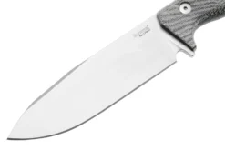 Lionsteel T6 Satin, Black Canvas Micarta T6-CVB Cuchillo Fijo -Cuchillería Aventura LI T6 CVB 03 lionsteel scaled