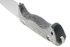 Lionsteel T6 Satin, Black Canvas Micarta T6-CVB Cuchillo Fijo -Cuchillería Aventura LI T6 CVB 04 lionsteel scaled