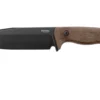 Lionsteel T6 Old Black, Natural Canvas Micarta T6B-CVN Cuchillo Fijo