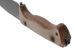 Lionsteel T6 Old Black, Natural Canvas Micarta T6B-CVN Cuchillo Fijo -Cuchillería Aventura LI T6B CVN 04 lionsteel scaled