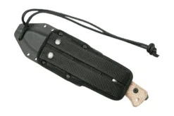 Lionsteel T6 Old Black, Natural Canvas Micarta T6B-CVN Cuchillo Fijo -Cuchillería Aventura LI T6B CVN 07 lionsteel scaled