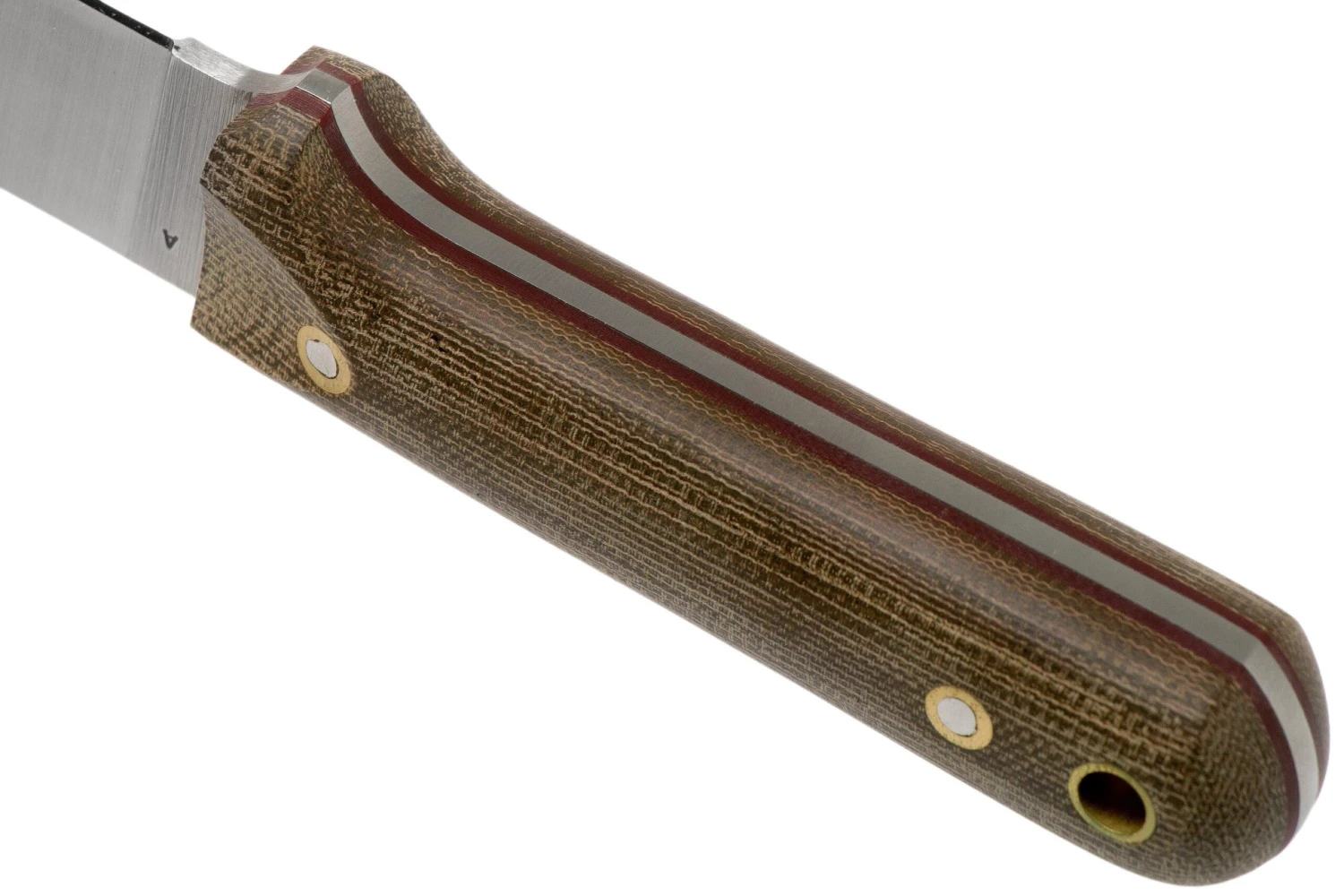 LT Wright Next Gen, A2, Matte Green Micarta, Red Liners, Leather Sheath, Cuchillo Bushcraft 4 LT Wright Next Gen, A2, Matte Green Micarta, Red Liners, Leather Sheath, Cuchillo Bushcraft - Imagen 4