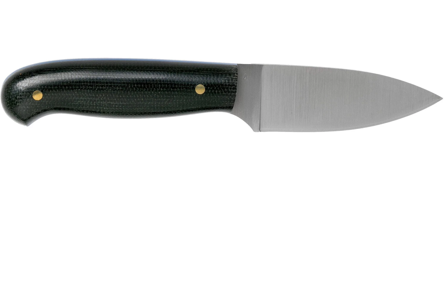 LT Wright Patriot, A2, Polished Black Micarta, Blue Liners, Leather Sheath, Cuchillo De Exterior 2 LT Wright Patriot, A2, Polished Black Micarta, Blue Liners, Leather Sheath, Cuchillo De Exterior - Imagen 2