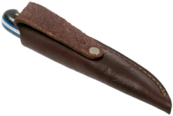 LT Wright Patriot, A2, Polished Black Micarta, Blue Liners, Leather Sheath, Cuchillo De Exterior 13 LT Wright Patriot, A2, Polished Black Micarta, Blue Liners, Leather Sheath, Cuchillo De Exterior -Cuchillería Aventura LT PAT BM BL POL LS 07 lt wright scaled