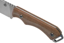 QSP Knife Workaholic QS124-A SK03 Brown Micarta Cuchillo Fijo -Cuchillería Aventura QS124 A 05 qsp scaled