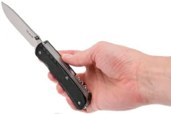 Ruike LD31-B Trekker Navaja, Negro -Cuchillería Aventura RULD31 B 06 ruike knives ruld31 b 06