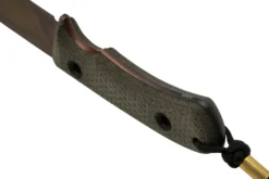 TRC Knives South Pole Apo Finish Green Canvas Micarta, Cuchillo De Supervivencia -Cuchillería Aventura TI SP GNM APO 04 trc scaled