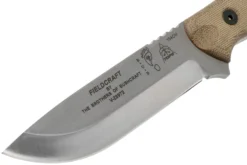 TOPS Knives B.O.B. Fieldcraft154CM Green Canvas Micarta BROS-154-GCM Cuchillo Bushcraft -Cuchillería Aventura TK BROS 154 GCM 03 tops knives scaled