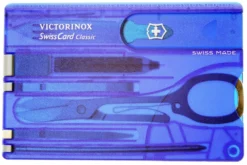 Victorinox SwissCard Classic Azul Transparente 0.7122.T2