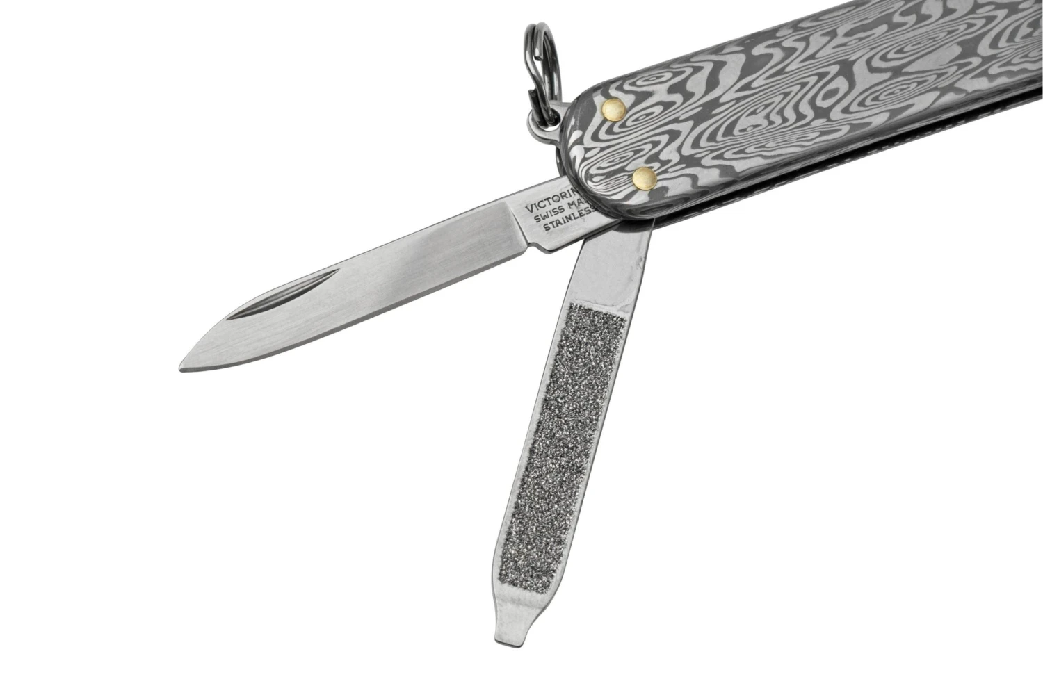 Victorinox Classic SD Brilliant, Damast, 0.6221.34 Navaja Suiza 3 Victorinox Classic SD Brilliant, Damast, 0.6221.34 Navaja Suiza - Imagen 3