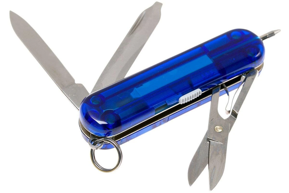 Victorinox Signature Lite Azul Transparente 0.6226.T2 Navaja Suiza 2 Victorinox Signature Lite Azul Transparente 0.6226.T2 Navaja Suiza - Imagen 2