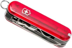 Victorinox Nail Clip 580 Rojo Transparente 0.6463 Navaja Suiza -Cuchillería Aventura VT0 6463 T 07 victorinox vt0 6463 t 07