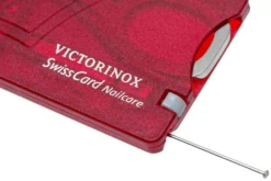 Victorinox SwissCard Nailcare Rojo Transparente 0.7240.T -Cuchillería Aventura VT0 7240 T 04 victorinox scaled