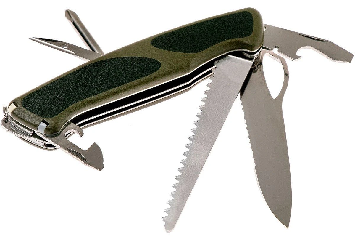Victorinox RangerGrip 178 Verde-negro 0.9663.MWC4 Navaja Suiza 2 Victorinox RangerGrip 178 Verde-negro 0.9663.MWC4 Navaja Suiza - Imagen 2