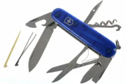 Victorinox Climber Azul Transparente 1.3703.T2 Navaja Suiza