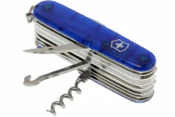 Victorinox SwissChamp Azul Transparente 1.6795.T2 Navaja Suiza -Cuchillería Aventura VT1 6795 T2 05 victorinox swisschamp 33 blauw transparant vt1 6795 t2 d5