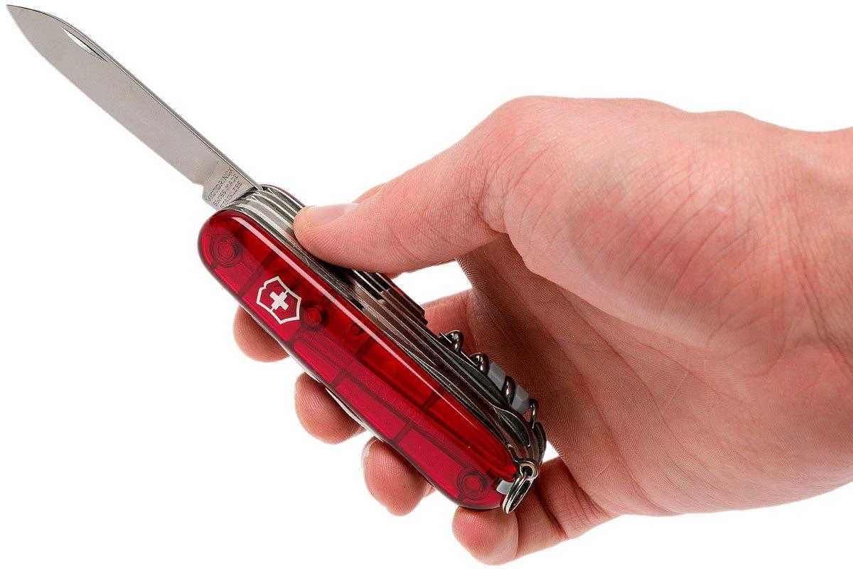 Victorinox Huntsman Lite Rojo Transparente 1.7915.T Navaja Suiza 7 Victorinox Huntsman Lite Rojo Transparente 1.7915.T Navaja Suiza - Imagen 7