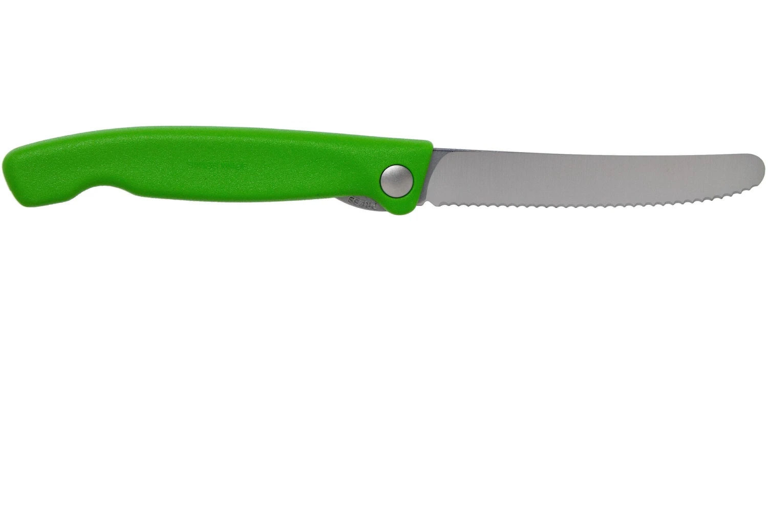 Victorinox SwissClassic 6.7836.F4B Cuchillo Plegable Dentado Para Verduras, Verde 2 Victorinox SwissClassic 6.7836.F4B Cuchillo Plegable Dentado Para Verduras, Verde - Imagen 2