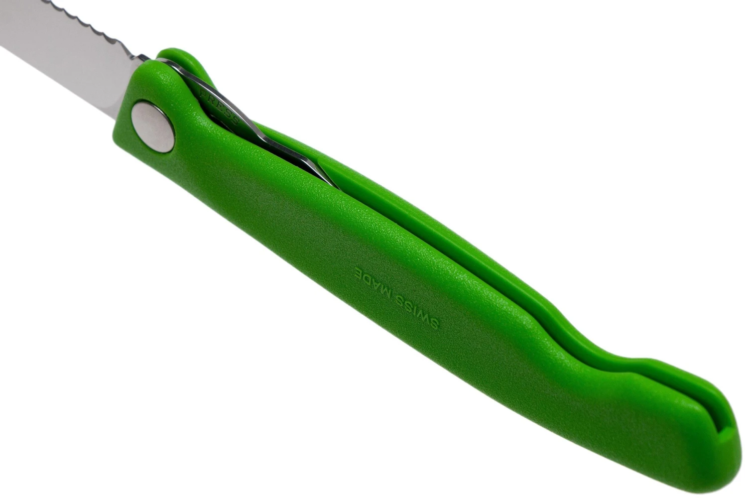 Victorinox SwissClassic 6.7836.F4B Cuchillo Plegable Dentado Para Verduras, Verde 5 Victorinox SwissClassic 6.7836.F4B Cuchillo Plegable Dentado Para Verduras, Verde - Imagen 5