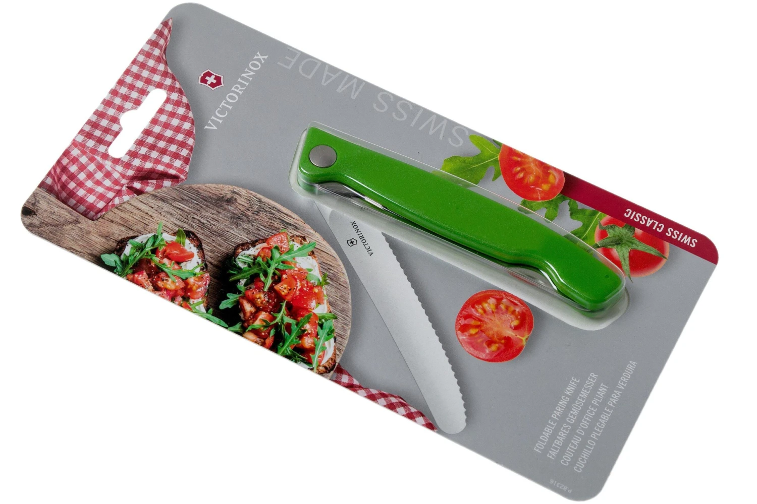 Victorinox SwissClassic 6.7836.F4B Cuchillo Plegable Dentado Para Verduras, Verde 7 Victorinox SwissClassic 6.7836.F4B Cuchillo Plegable Dentado Para Verduras, Verde - Imagen 7