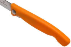Victorinox SwissClassic 6.7836.F9B Cuchillo Plegable Dentado Para Verduras, Naranja -Cuchillería Aventura VT6 7836 F9B 06 victorinox scaled